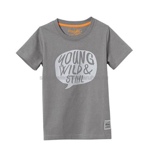Gyerek póló "young wild" 110-116