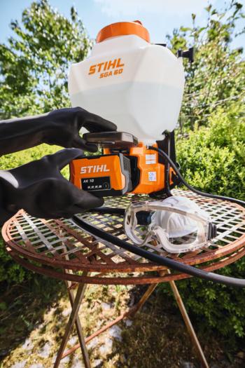 SGA 60 akkumulátoros permetezőgép (akkumulátor és töltő nélkül) 15 liter 4.Kép