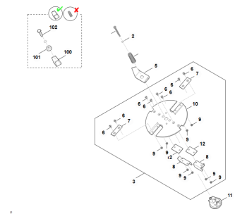 kés GHE 250-hez 2.Kép